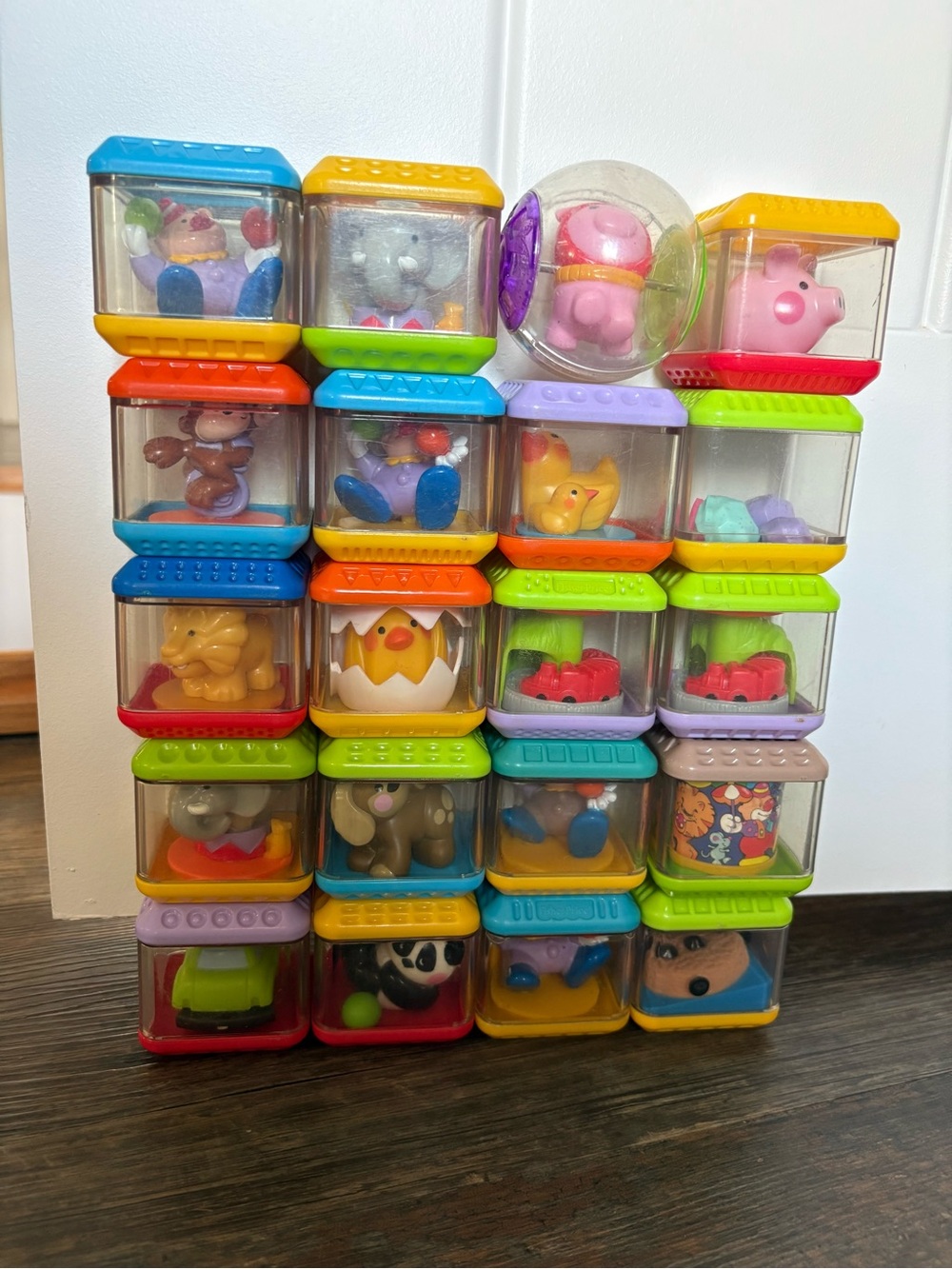 20 Vintage Fisher Price Peek-a-Boo Blocks
